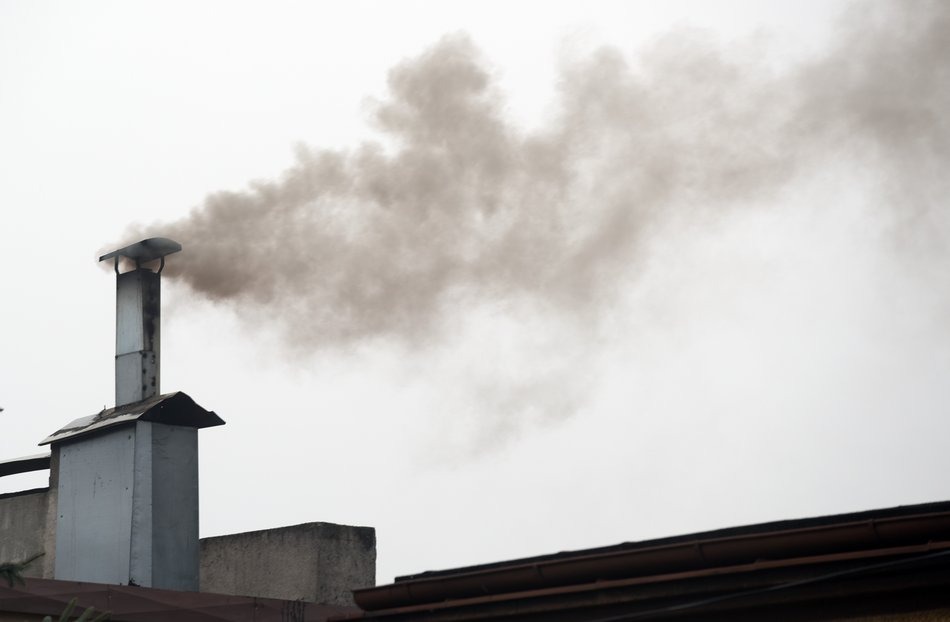 Łódź. Piec - kopciuch