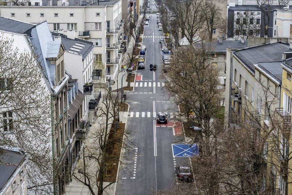 Łódź. Ulica Zamenhofa w Łodzi