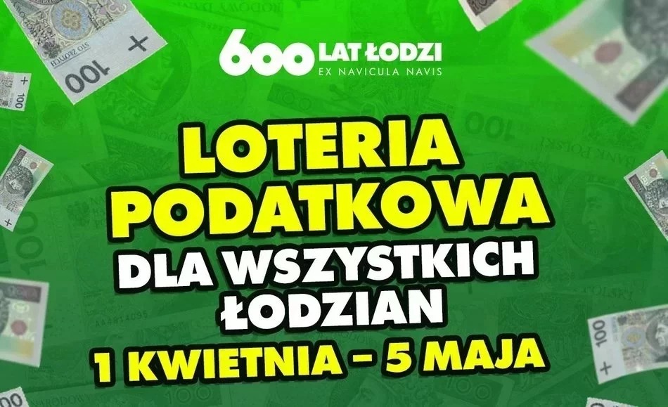Loteria Podatkowa w Łodzi 2023.