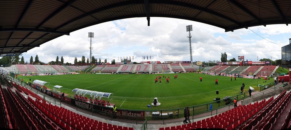 Stary stadion Widzewa przy al. Marszałka Józefa Piłsudskiego 138